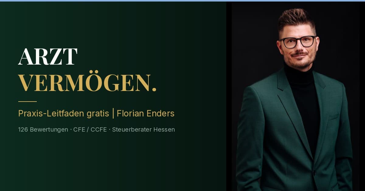 Arzt-Vermögensschutz Cover: Florian Enders bei der ärztlichen Untersuchung