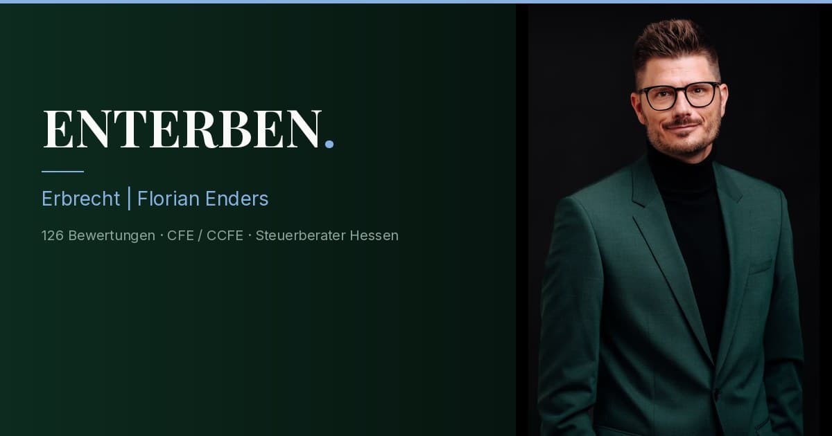 Florian Enders erklärt Enterbung, Pflichtteil und § 2333 BGB in der Beratungspraxis