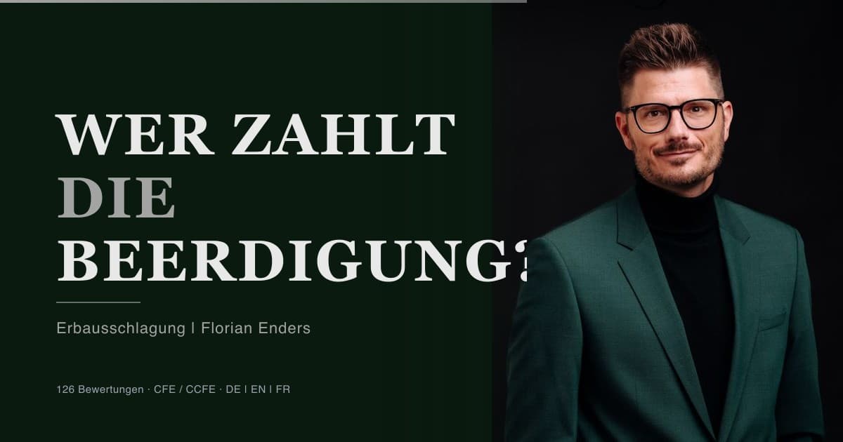 Beerdigungskosten trotz Erbausschlagung: Wer muss zahlen?