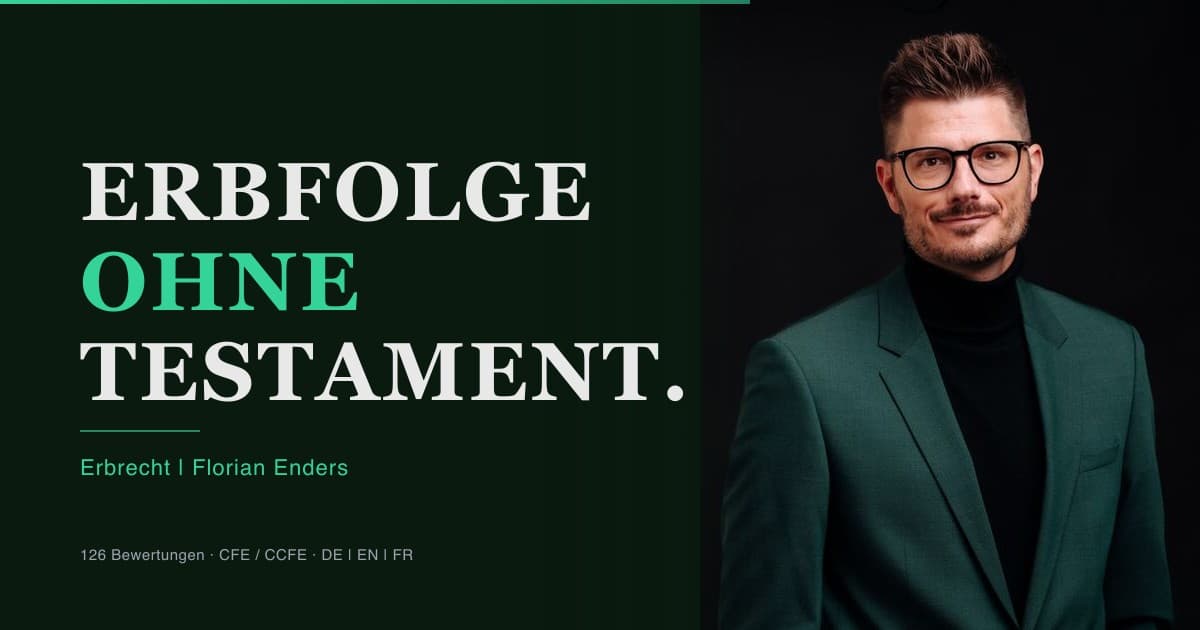 Gesetzliche Erbfolge ohne Testament: Wer erbt was?