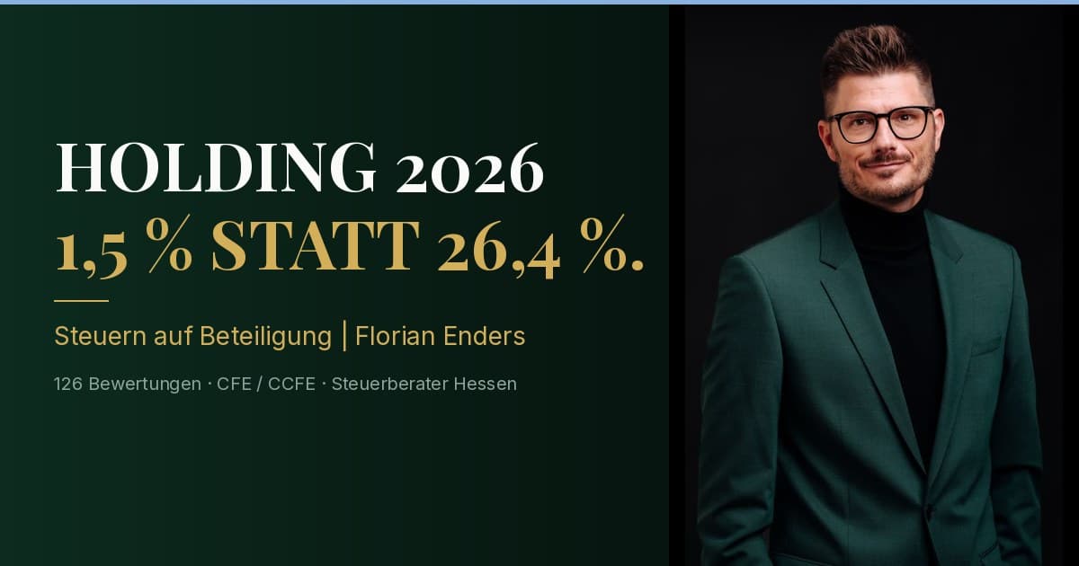 Holdingstruktur: Steuervorteile, Sperrfristen und Fallen für Unternehmer