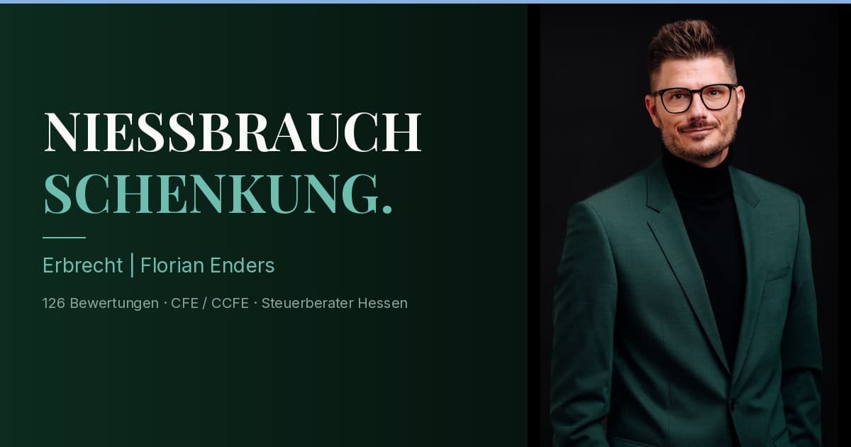 Vorbehaltsnießbrauch bei Schenkung — Steuerersparnis durch Kapitalwertabzug