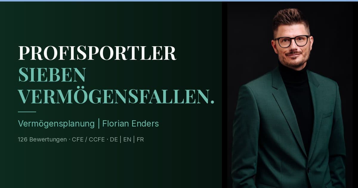 Vermögensplanung für Profisportler: 7 Fallen und Lösungen