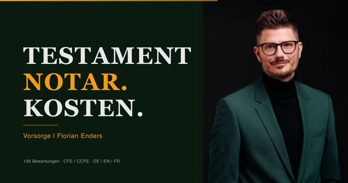 Testament beim Notar: Kosten, Ablauf und wann es sich lohnt