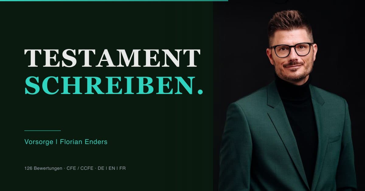 Testament schreiben: Anleitung, Vorlage und häufige Fehler