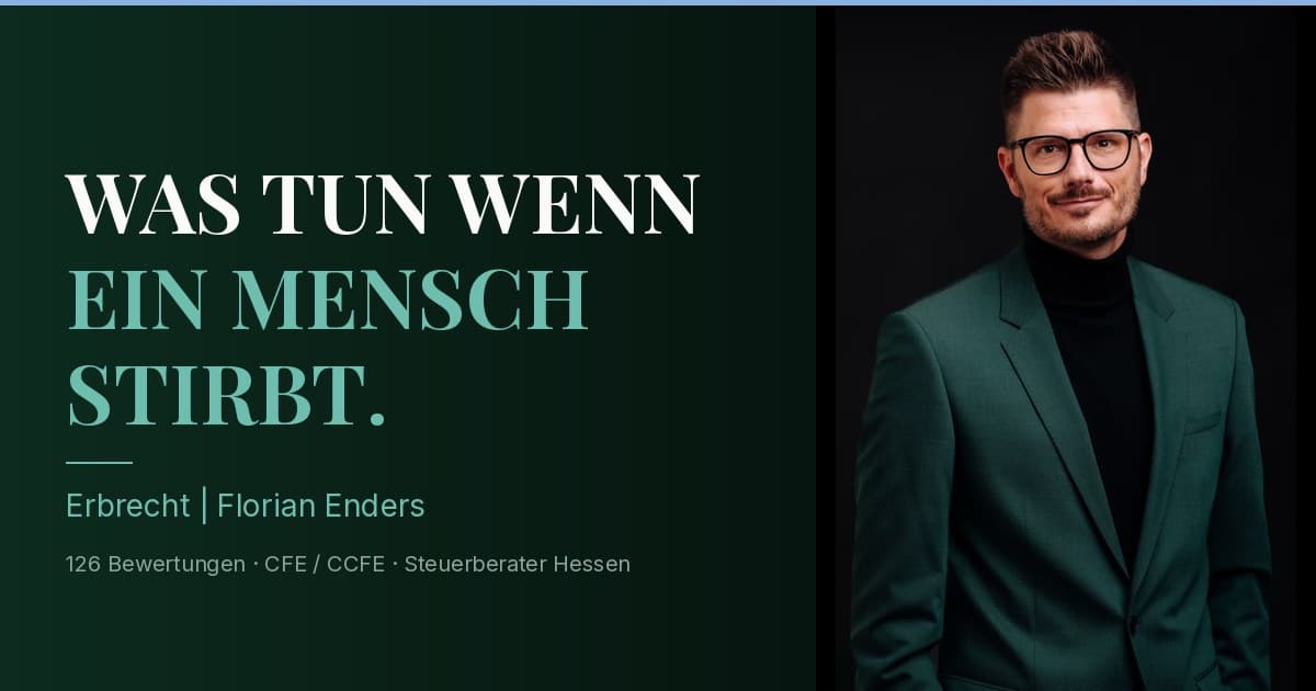 Was tun wenn jemand stirbt: Die ersten Schritte nach einem Todesfall