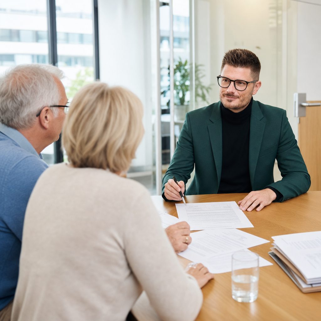Florian Enders erläutert die Rückforderung einer Schenkung im Pflegefall durch das Sozialamt im Beratungsgespräch